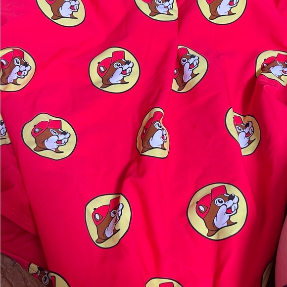 Buc-Ees Beaver Swimsuit One Piece All Over Print Bathing Suit Size S - Picture 1 of 7